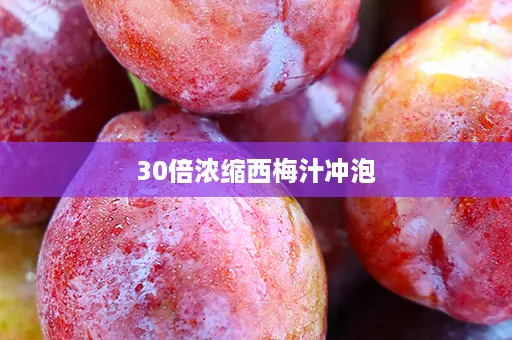 ﻿30倍浓缩西梅汁冲泡