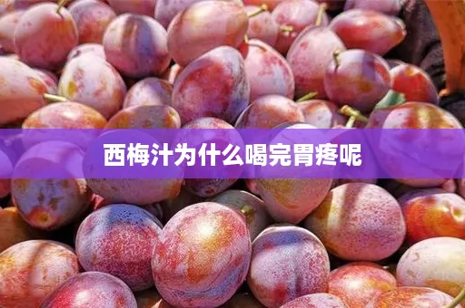 西梅汁为什么喝完胃疼呢