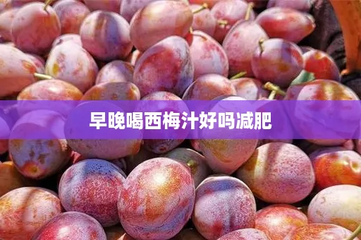 早晚喝西梅汁好吗减肥