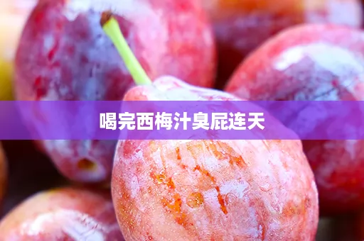 喝完西梅汁臭屁连天