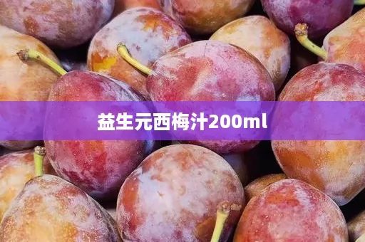 益生元西梅汁200ml