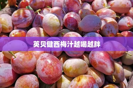 英贝健西梅汁越喝越胖
