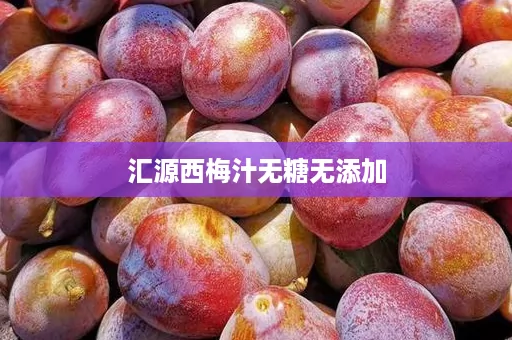 汇源西梅汁无糖无添加