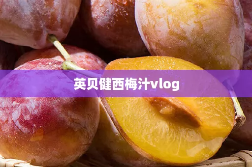 英贝健西梅汁vlog