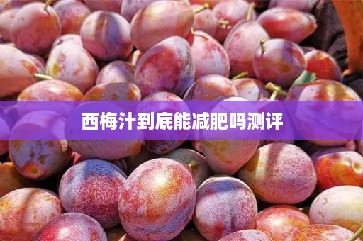 西梅汁到底能减肥吗测评