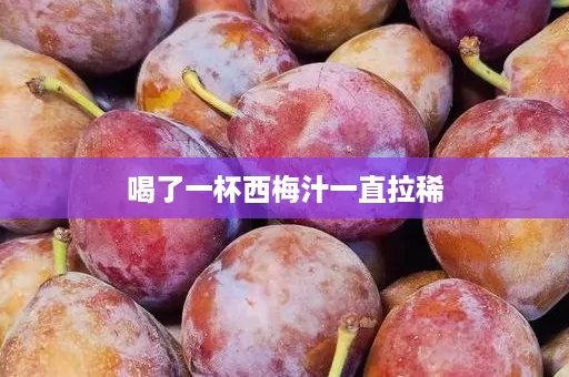 喝了一杯西梅汁一直拉稀