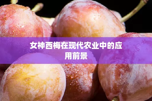 女神西梅在现代农业中的应用前景
